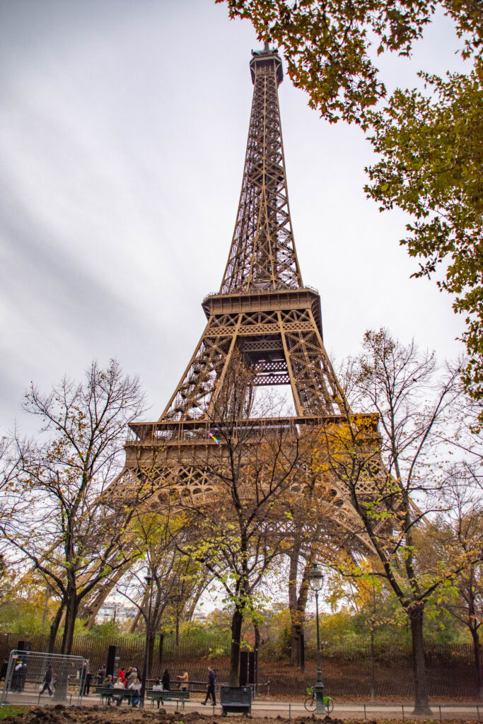 Eiffel Tower in Fall