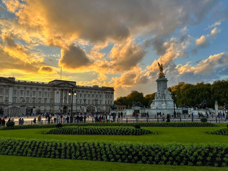 Buckingham Palace at Sunset